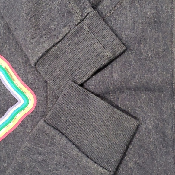 Cat & Jack Heart Sweatshirt Size Medium 7/8 - Picture 4 of 5